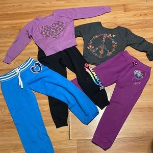 bundle of super soft sweatshirts and sweatpants